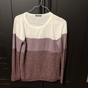 Pink Clover long sleeve sweater